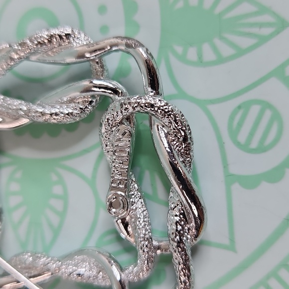 Vintage Signed Emmons Silver-tone Brooch Pin - Picture 4 of 5